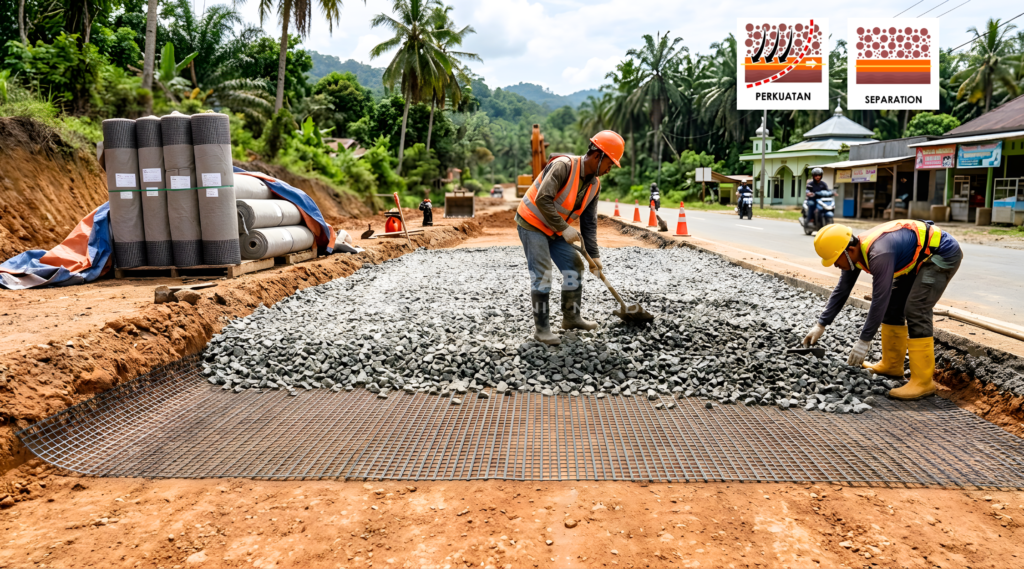 Geotekstil pada konstruksi jalan