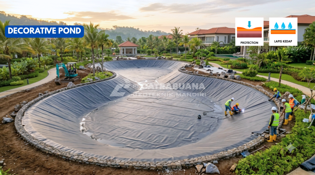 aplikasi geomembrane