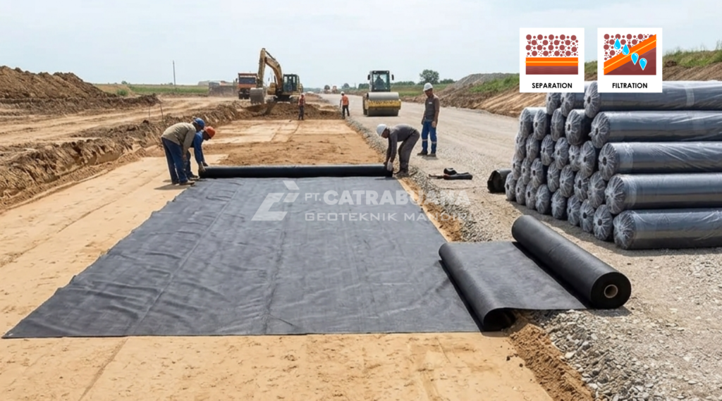 Geotekstil pada konstruksi jalan