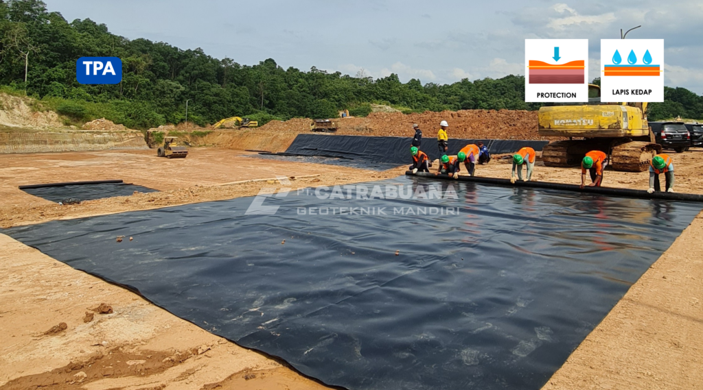 aplikasi geomembrane