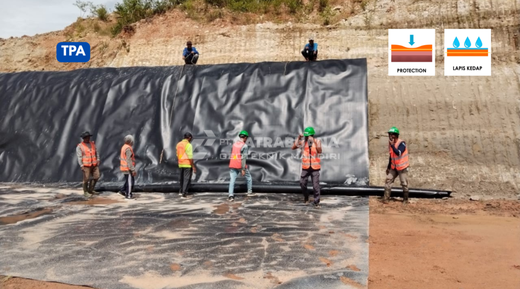 aplikasi geomembrane