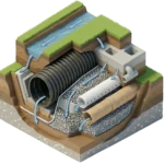 Drainage & Filter 3D icon